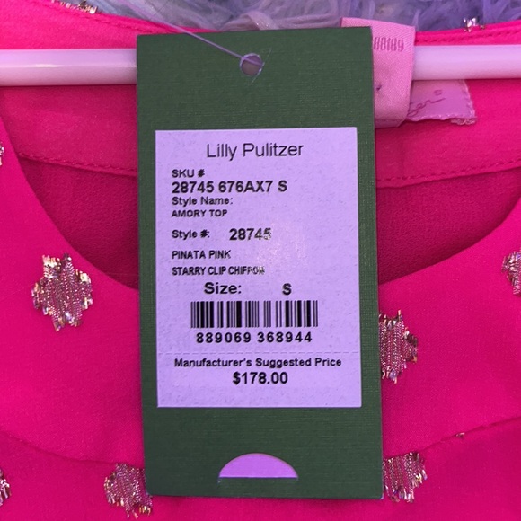 Brand New!! Lilly Pulitzer Amory Top💖 - Picture 4 of 4